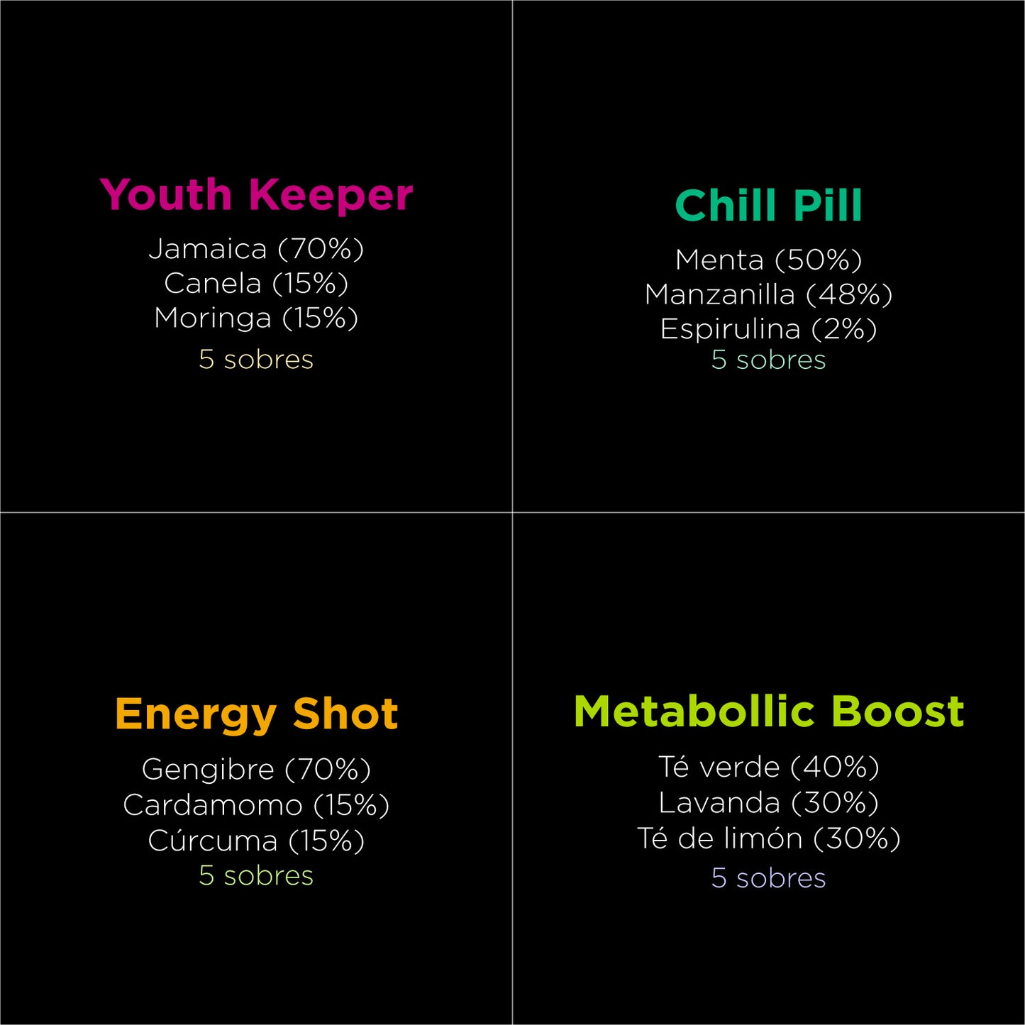 Pack Power Mix (20 sobres)
