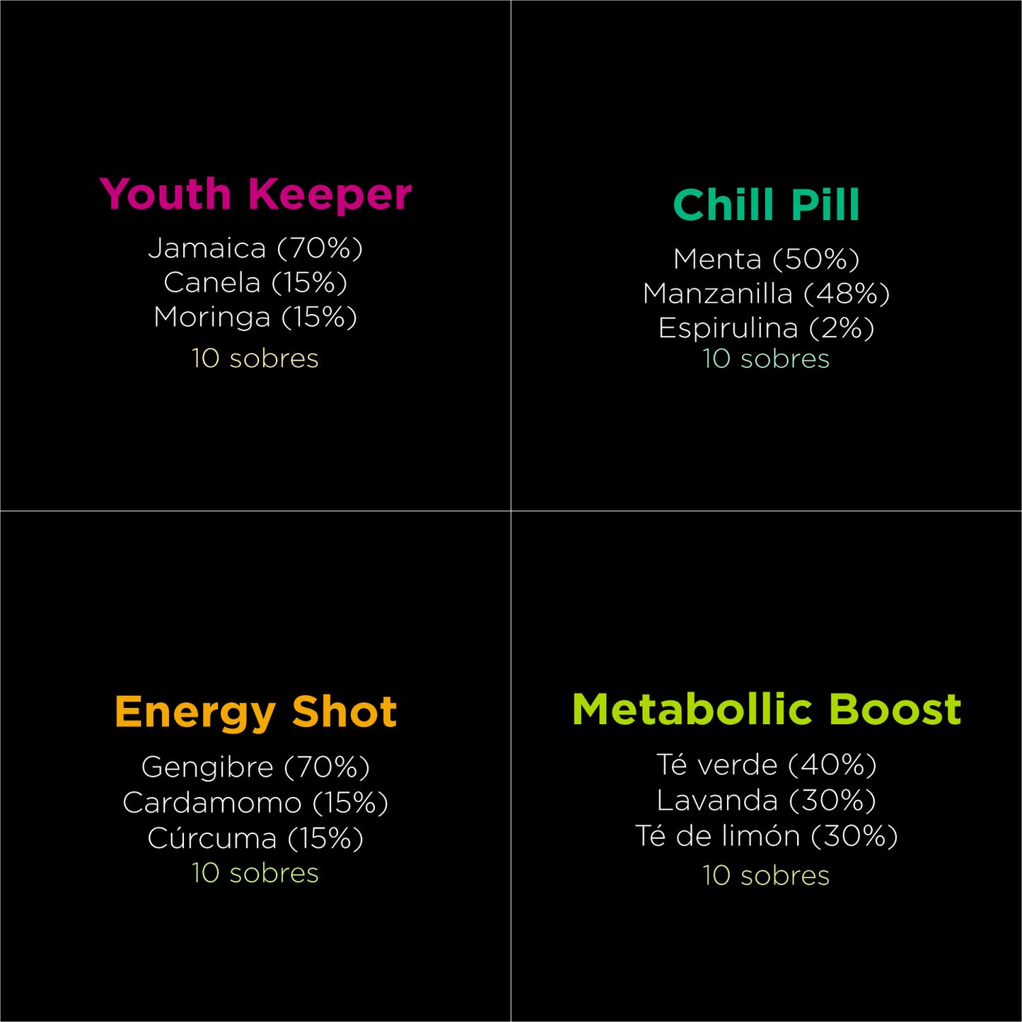 Pack Power Mix (40 sobres)